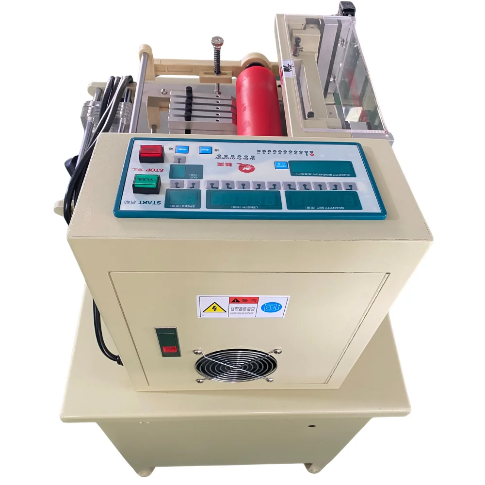 Fabrics Tape Belt Textile Zipper Leather Ribbon PVC Cloth Microcomputer Cutting Weaving Machine