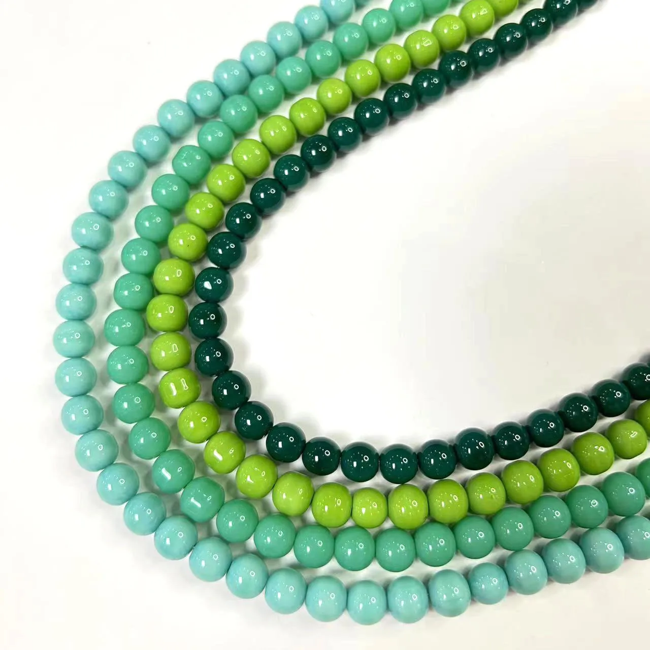 3mm 4mm 6mm 8mm 10mm 12mm 14mm pink blue green black bracelet accessories diy charms glass beads color