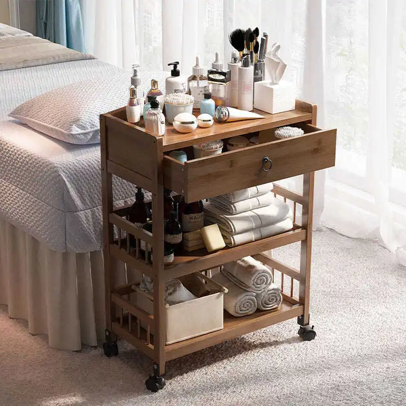 Cheap Hot Sale Professional Good Quality Fashional Beauty Salon Trolley For Barber Shop Hair Station