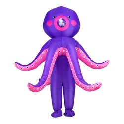 Top Quality Inflatable Halloween Octopus Tentacles Cuttlefish Baby Children Costumes Clothes