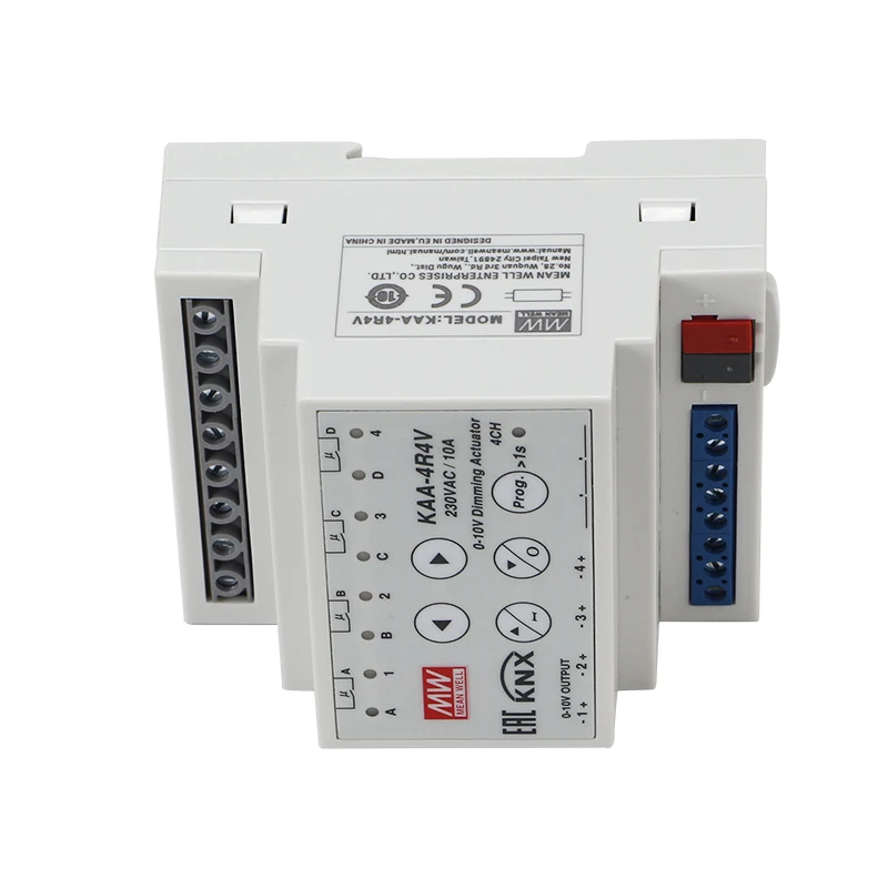 Бренд Mean Well представляет KAA-4R4V-10 KNX переключатель привод Meanwell