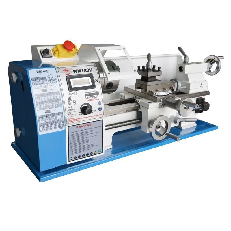 WM180V  Variable speed mini lathe machine with CE Standard