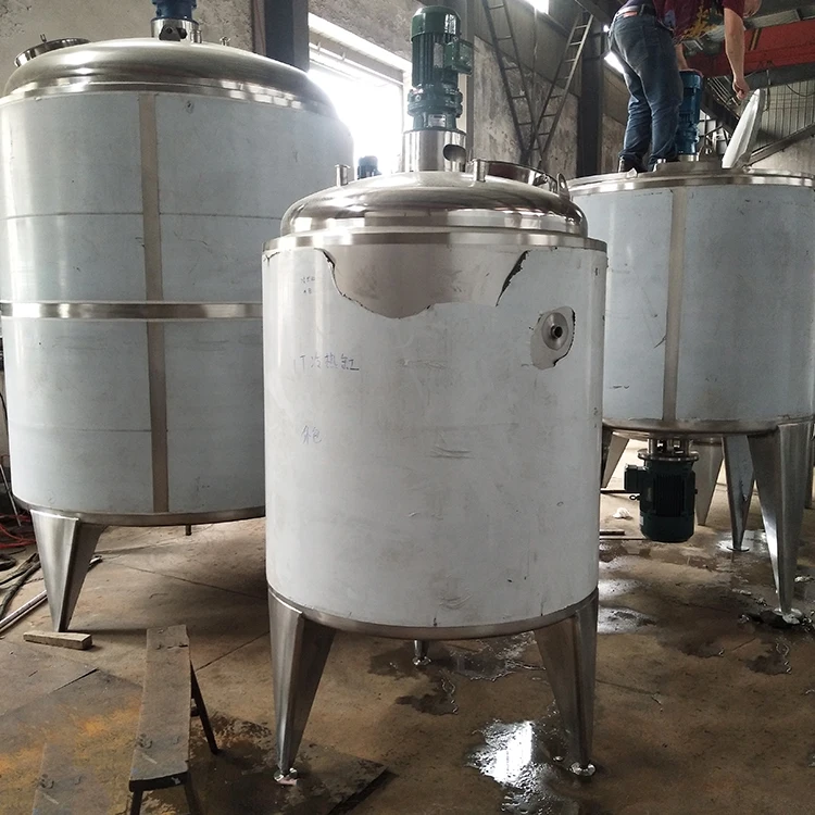 Multi-functional 3000 Liter / 5000 Liter Double Jacketed Mixing Tank