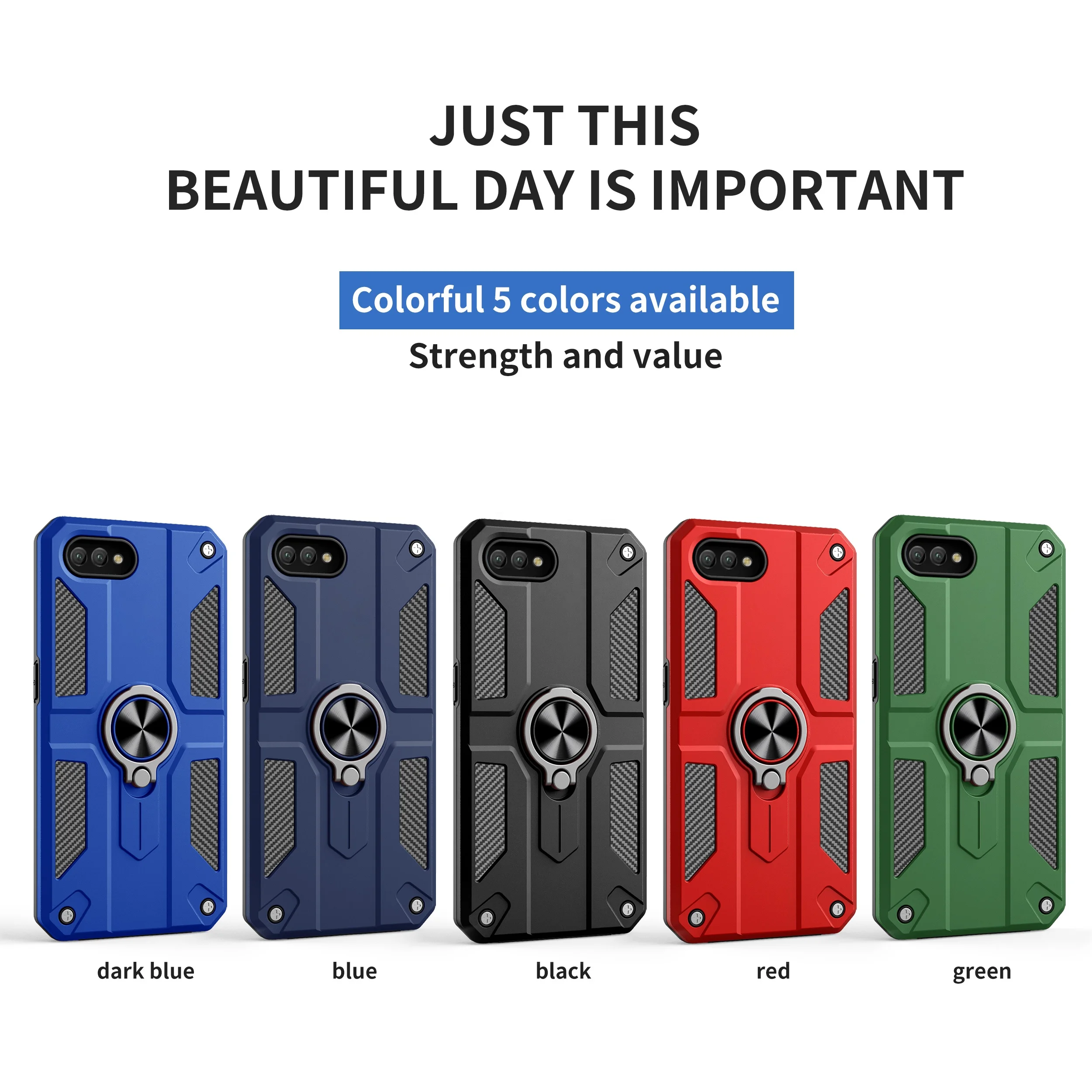 Military grade drop test heavy protection against impact protection fall ring bracket mobile phone case For OPPO series