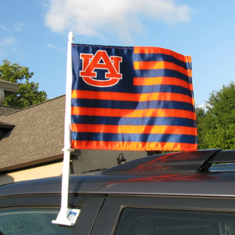 Custom logo printed flying waving custom car flags cheap,diplomatic car flag,flag cars sales