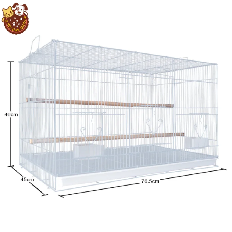 Super large 45x45x75cm Custom Big Wholesale Large Iron Wire Bird Breeding Pigeon Parrot Cage