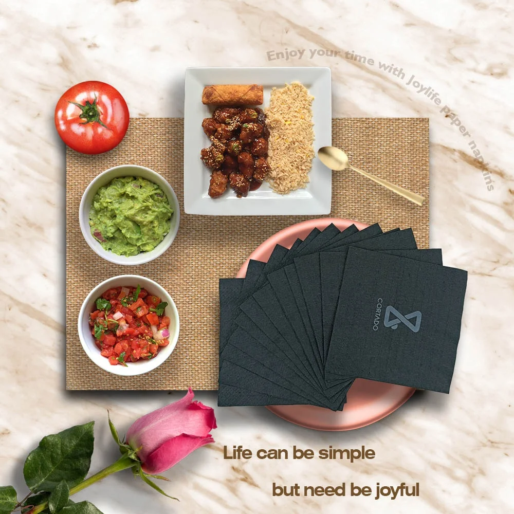Wholesale Customized embossed Personalized Disposable Printing Serviettes Napkin Stocklot Paper In usa