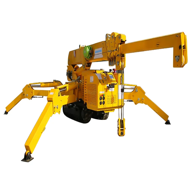 Spider Crane Telescopic Boom Mini Crawler Mobile Crane mini crawler crane
