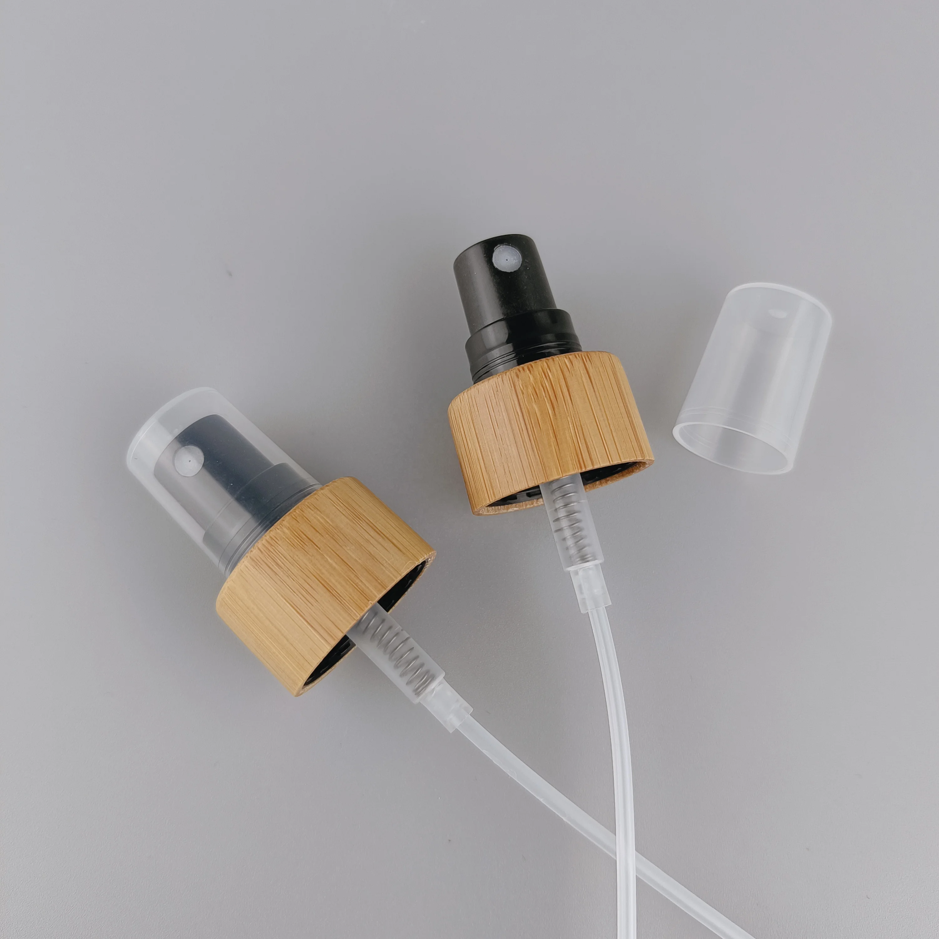 mist sprayer black plastic PET bottle 50 ml 60 ml 100 ml 150 ml 200 ml 250 ml 300 ml 500 ml cosmetic bottles bamboo spray bottle