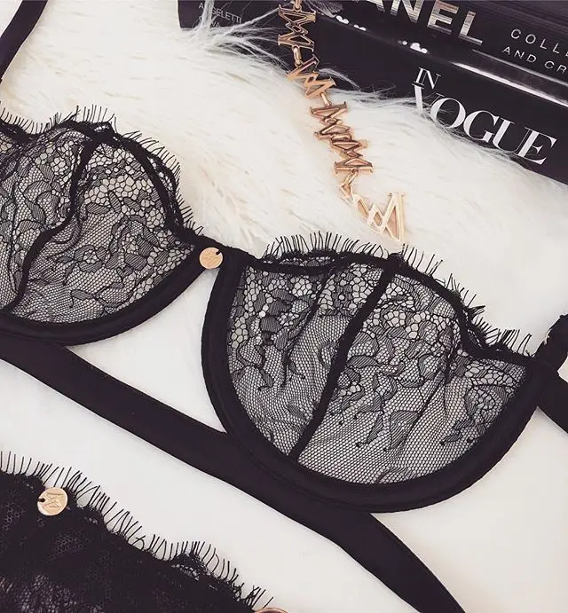 Hot Sale Transparent Bra Seamless Underwear Women Sexy Lingerie Set For Sex