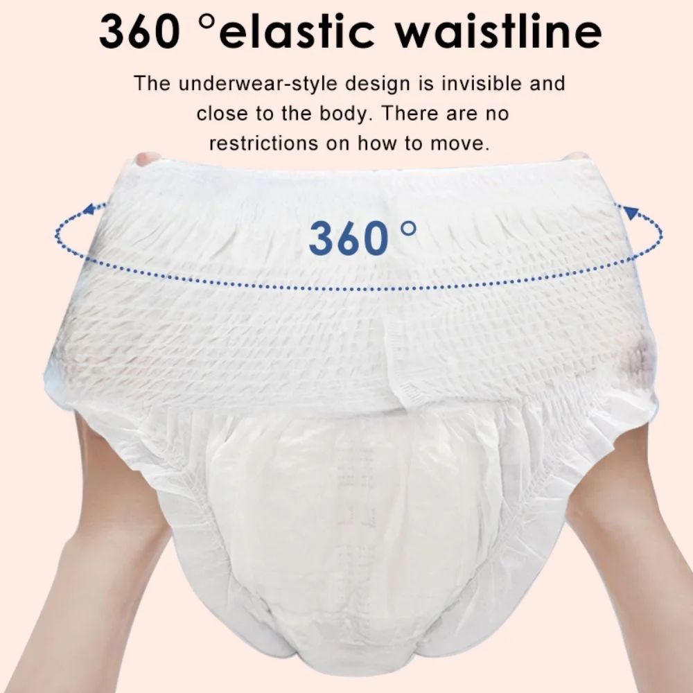 Disposable Maternity Pants Women Soft Postpartum Underwear Printed Adult Diapers Panties Pull Ups