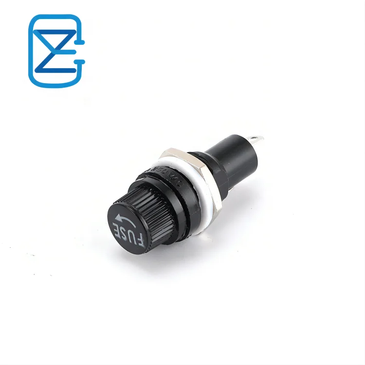 High Quality 5X20mm 6x30MM tube fuse box mini maxi panel mounted type fuse holder screw bayonet   Glass fuse holder