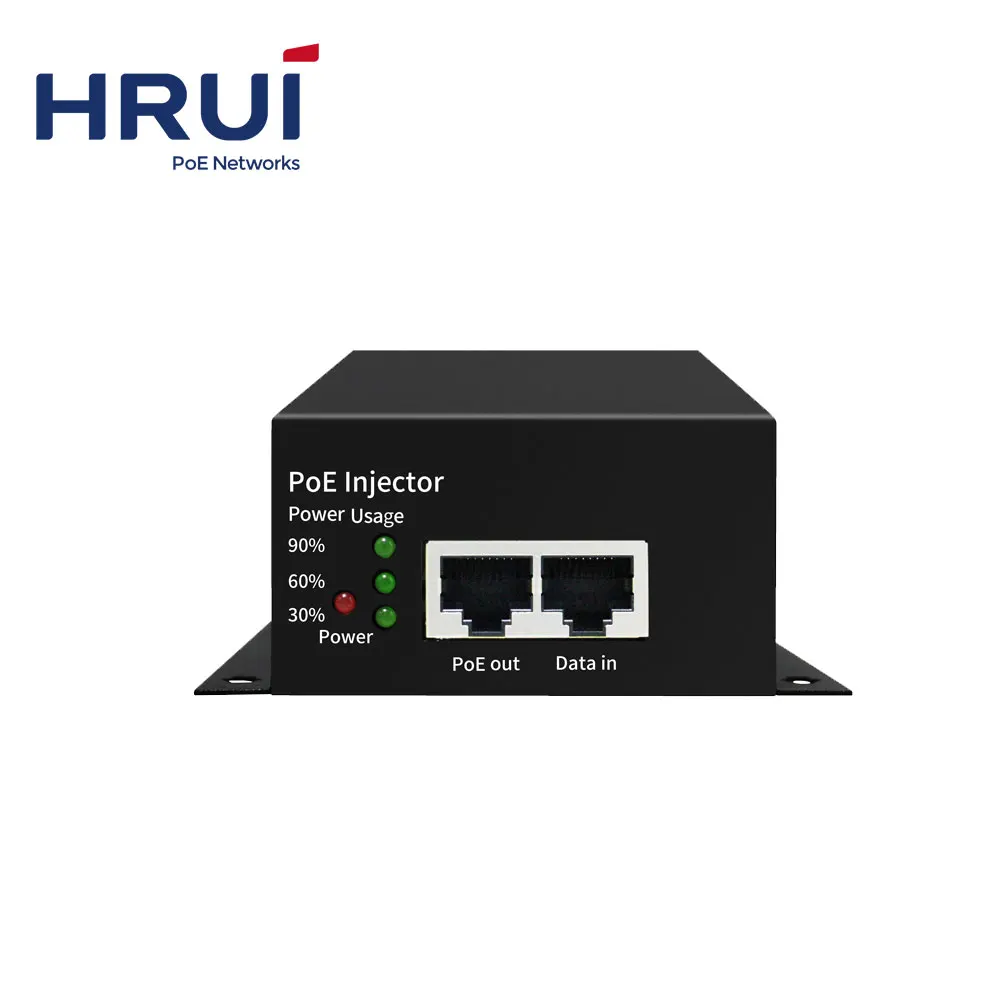 Новый сетевой коммутатор EMI Power Display POE CCTV гигабитный 90 Вт Инжектор с 3
