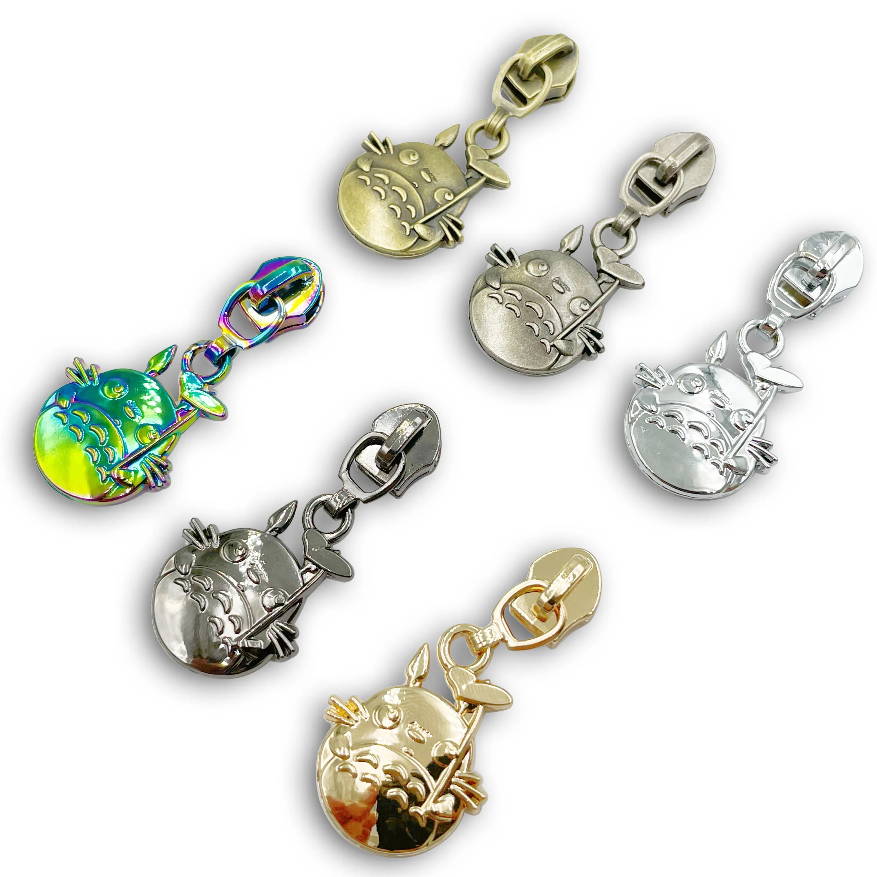 factory price custom shape  zipper pulls/zipper sliders