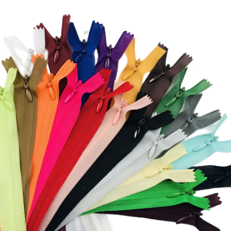 jeans leather dark chain Ladies dress pants close-end naylon invisible zipper