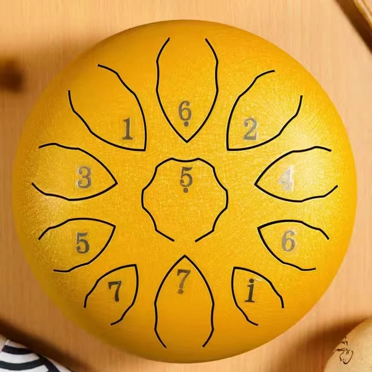 Stainless Steel Drum 8 Inches 11 Notes Tongue Drum