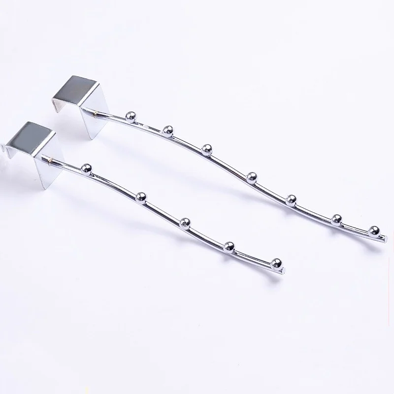 Display shelf hook wire rack metal slot hook store display accessories display hooks