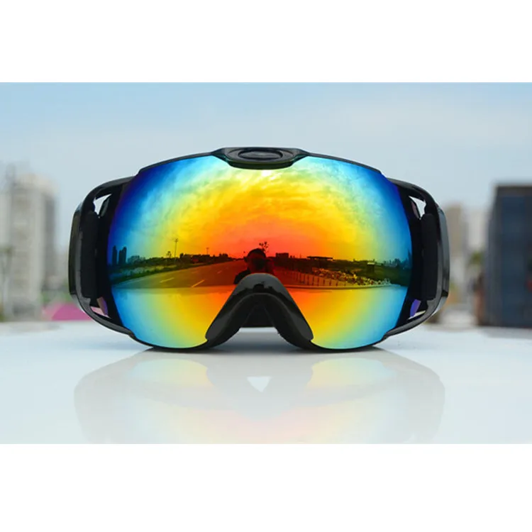 Factory stocks Custom logo color UV Protection mirror coated tinted lens Snow sports Goggles Ski Goggles