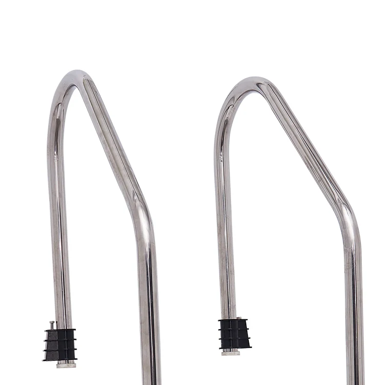 High Grade Polishing Stainless Steel Ladder OEM Logo Above Ground Swimming Pool Ladder