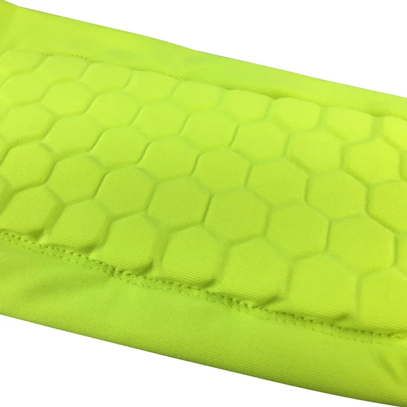 Противоударная спортивная защита для голени, сотовая эластичная Шестигранная пена, защита для ног, легкая дышащая подкладка для голени