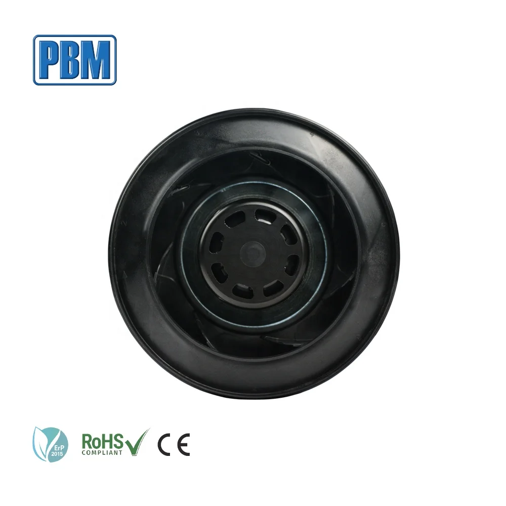 225mm Waterproof DC 24V 48V Centrifugal Ventilation Fan with EC Motor