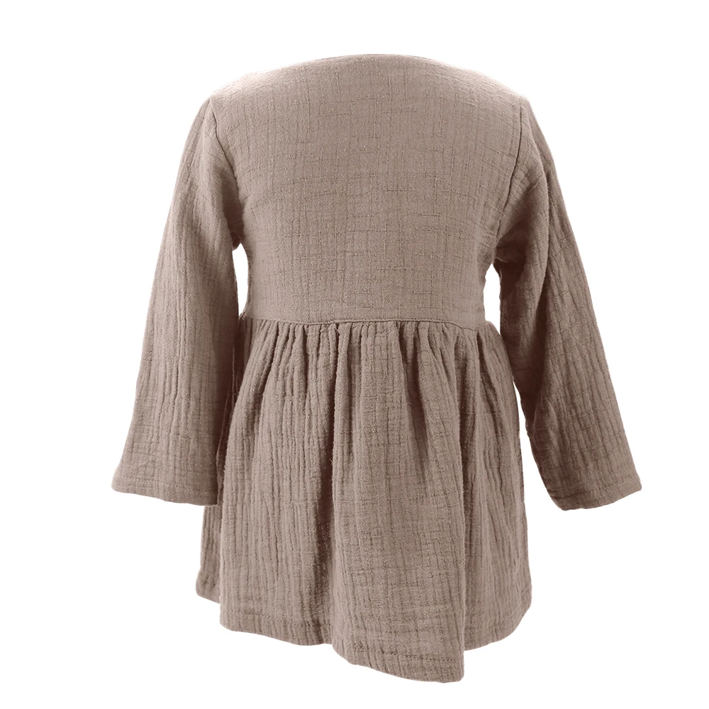 Винтажное детское платье Yi wu jin hua ropa de ninas для девочек из 100% хлопка