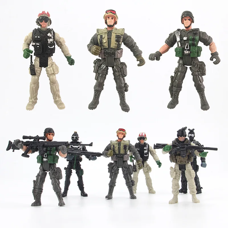 Plastic Figurine Army Cheap Mini Special Man Solider Soldiers Toy Action Figure Military Collectable Toys