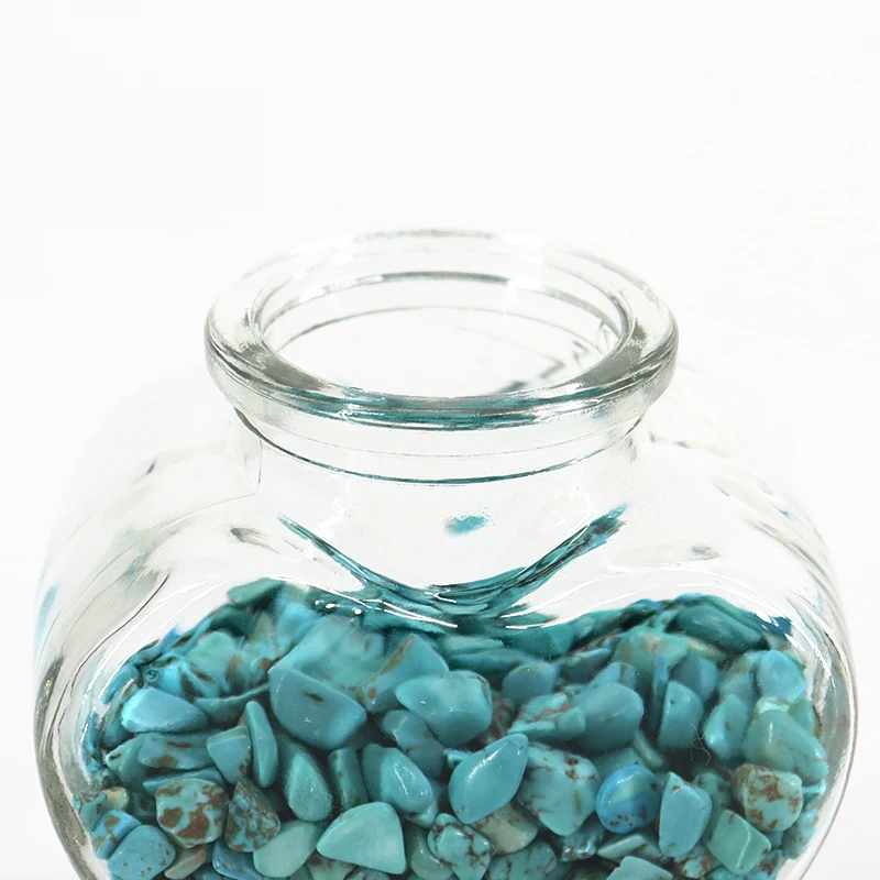 Clear Art Crafts Decorative Glass Bottles Party Favors Mini Wishing Message Glass Bottles With Cork Stopper Lid