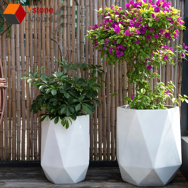 
garden planter flower pot silicone mold 