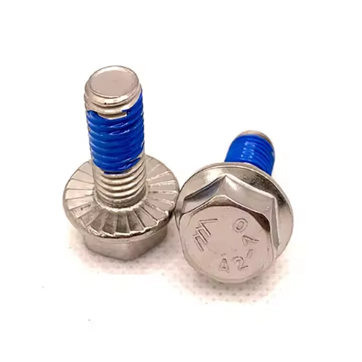 M16 M20 ASTM A453 GR 660 A286 18-8 нержавеющая сталь Шестигранная головка зубчатый фланцевый болт с полной частичной резьбой nylock DIN6921