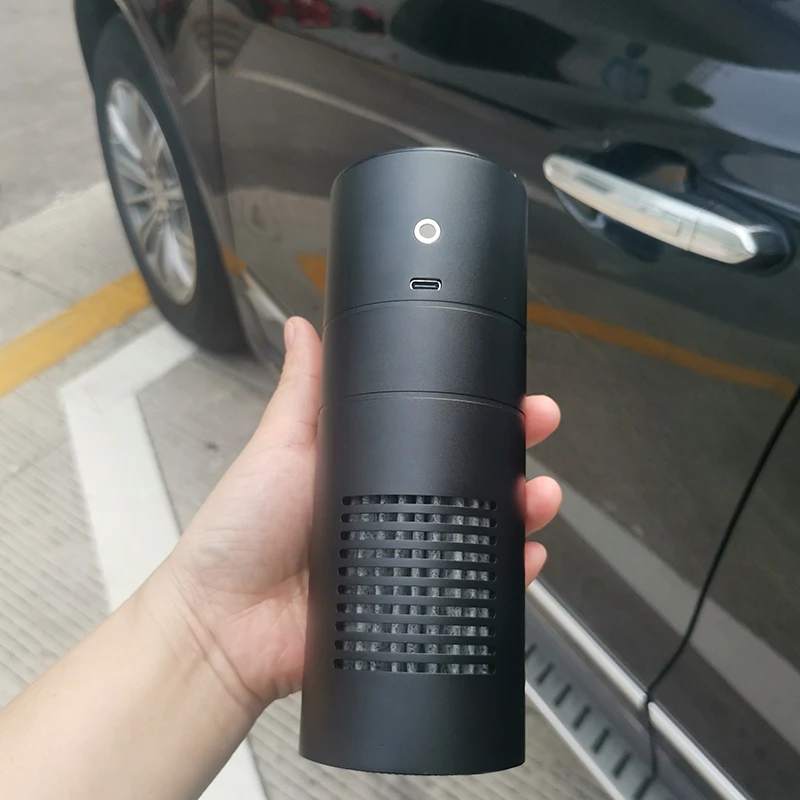 USAMS Portable Purifier With Led UV Light H13 HEPA Filter For Home Car Office Smart Car Air Purifier