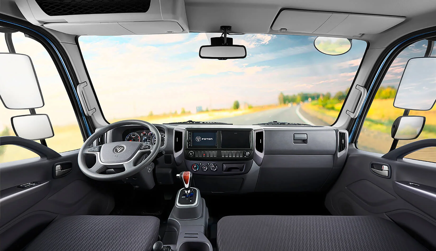 New foton Aumark E 3T 5T 6T 4x2 mini light cargo truck with cummins 2.8L diesel engine