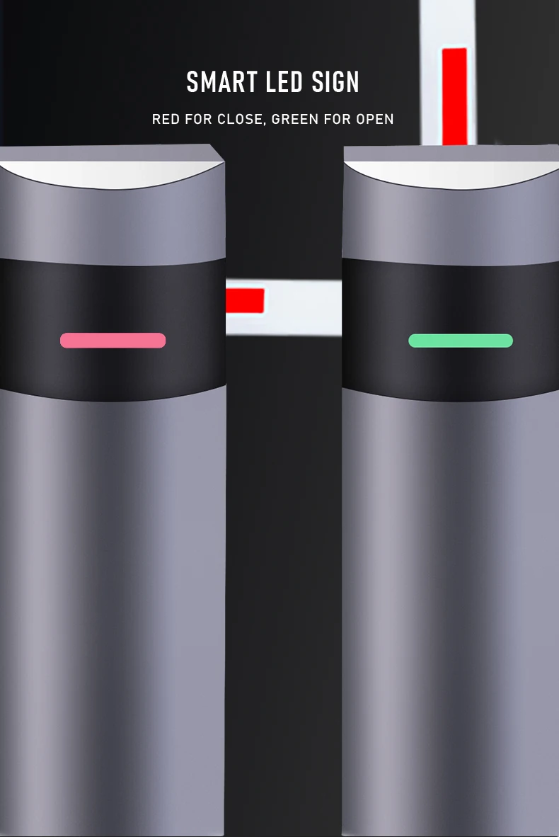 24V Most Advanced DC Brushless Servo Road Safety Barrier Gate made with Robot Unmanned Production Line
