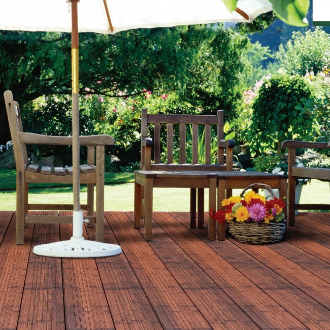 Наружный садовый бамбуковый пол JOOLAN, Незаконченный бамбуковый пол