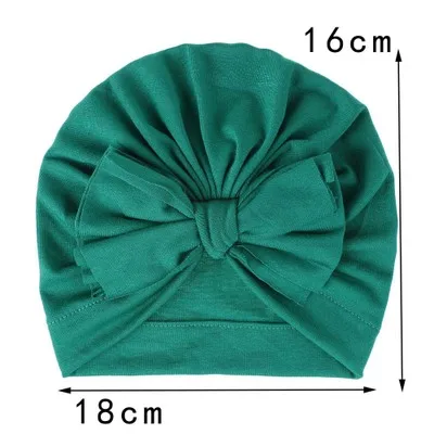 
New Design Wholesale 18 Colors Big Bow Headbands Popular Headdress Baby Turban 