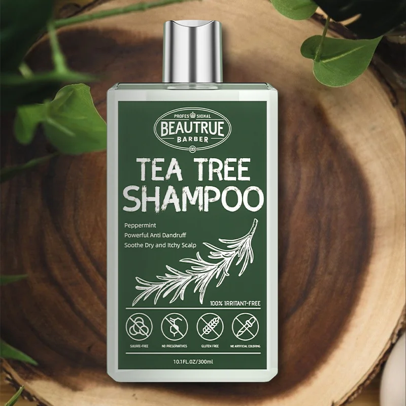 Tea Tree Oil Shampoo Anti-dandruff Anti-itch Hair Private Label Shampoo Mens Hair Care Shampoo