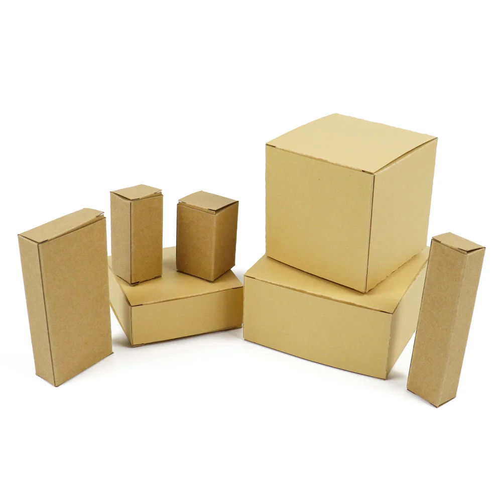 customized fold flat premium rigid cardboard packing carton die cut paperboard craft flat folding top and tuck gift paper box