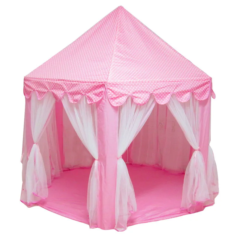 Kids Princess Teepee Igloo Castle Play Tent With Children Outdoor Games