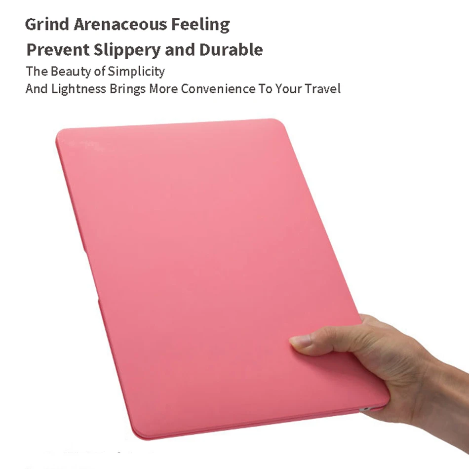 Cream Color Smooth Plastic Laptop Case For MacBook Air Pro Retina 11 12 13 15 for mac 13.3 16.2 inch with Touch Bar A2337 A2338