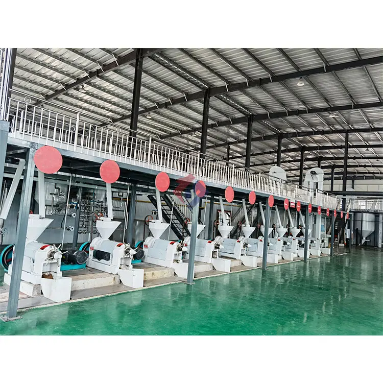 Soybean oil extruder machine production line soya sunflower cooking oil refinery