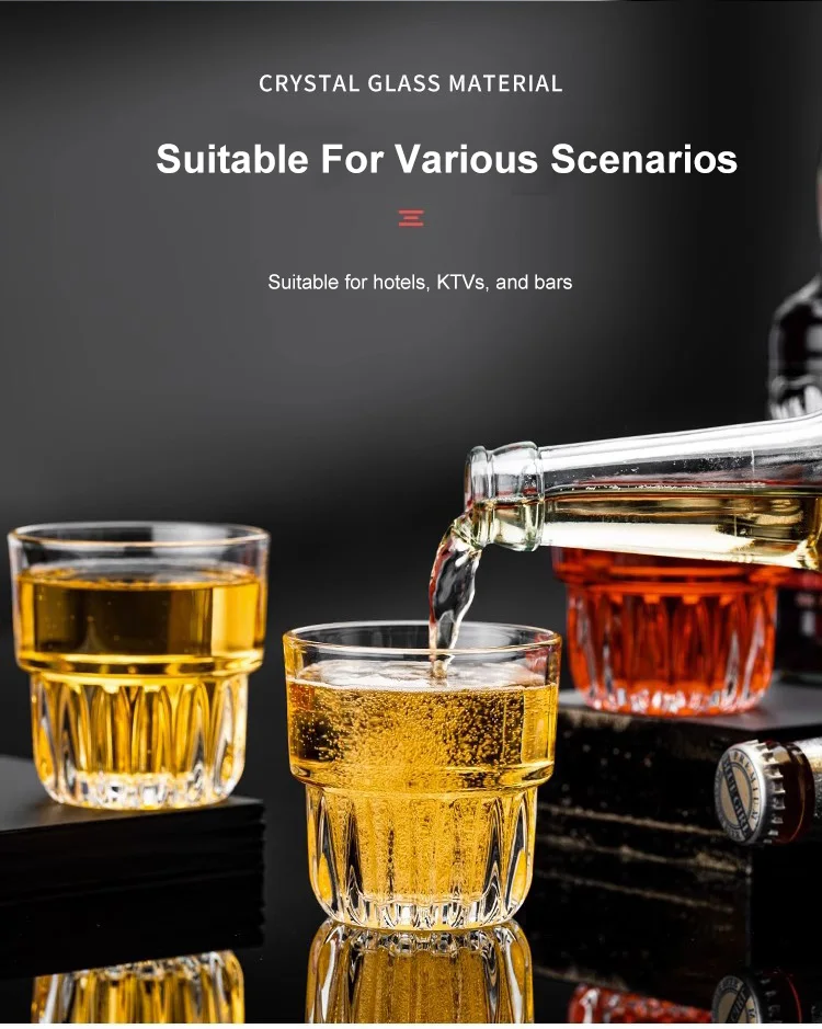 Factory custom branded beer glasses modern small beer mug glass mugs wholesale price beer cup 100ml and 160ml capacity for bar