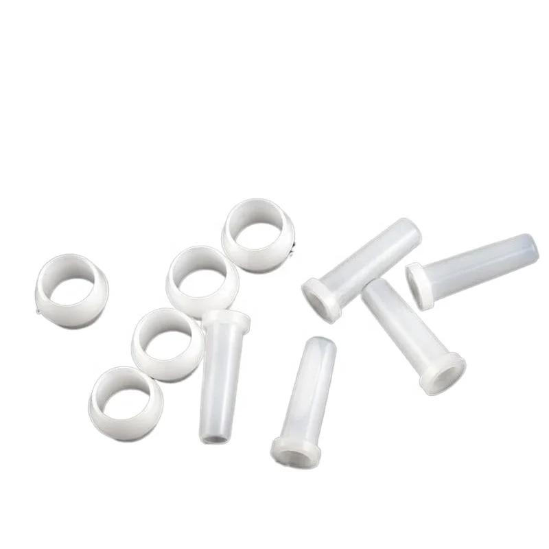 
1/4' Plastic Sleeve Insert Hose Socket Silencer RO Water Filter Parts Pipe Fittings Gooseneck Faucet Leakproof Accessories 
