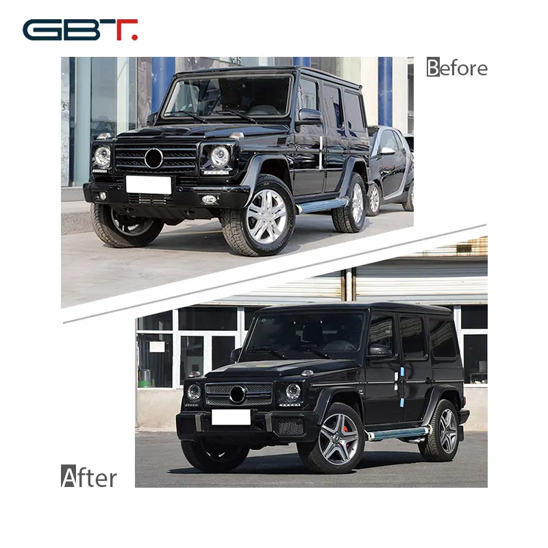 GBT Fast Shipping Mercedes W463 Automotive Parts Car Bumper Grille Upgrade Body Kit For 1991-2017 Mercedes Benz G  G65 amg Model