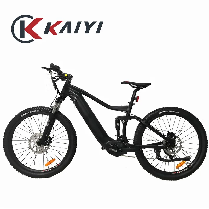 KAIYI Bafang M600 горный велосипед с 27 5 дюймовым колесом 2023 Электровелосипеды литиевой батареей смарт-48 В из алюминиевого сплава