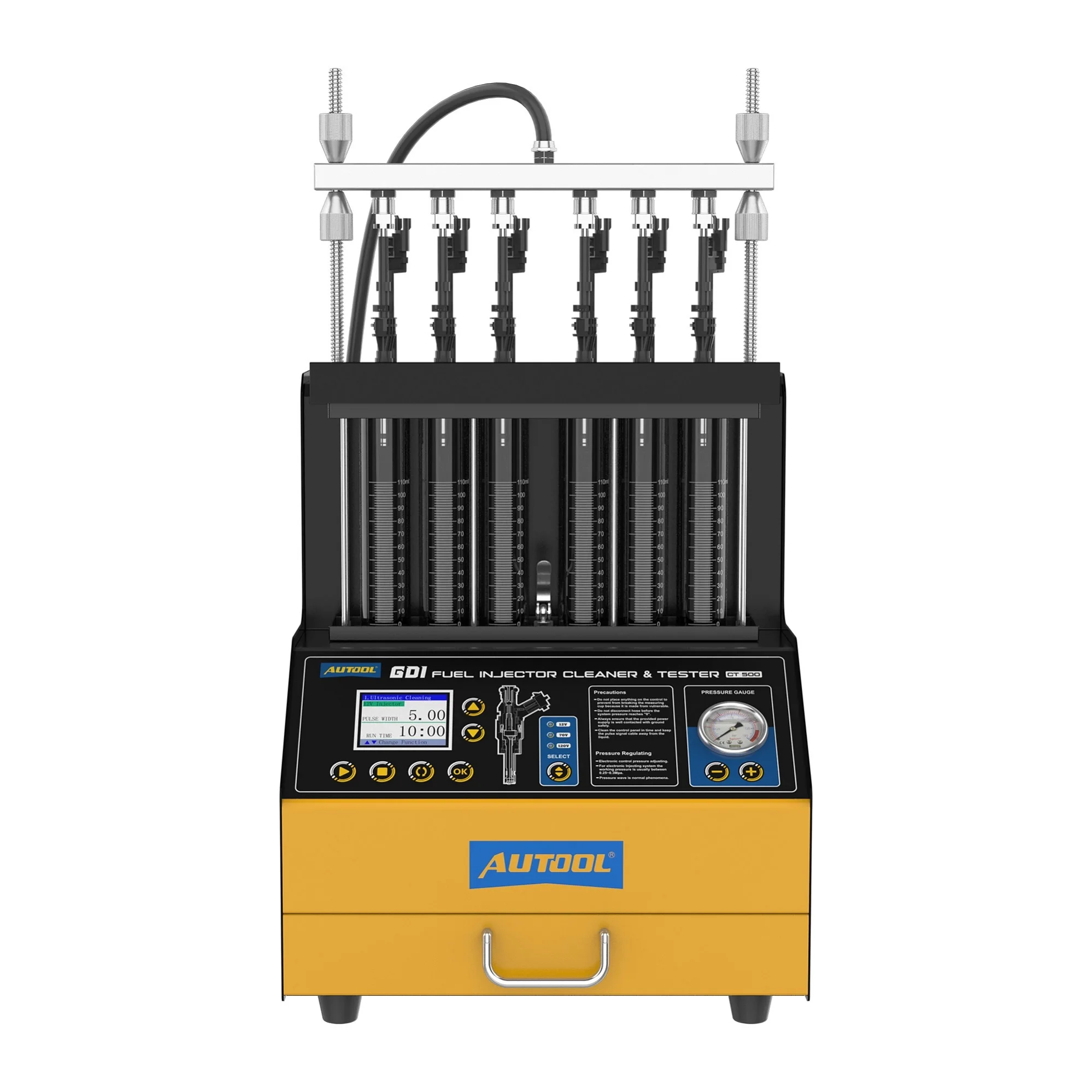 AUTOOL CT500 Ultrasonic Auto Car Fuel Petrol Injector Cleaner And Tester Testing Machine For Motorcycle