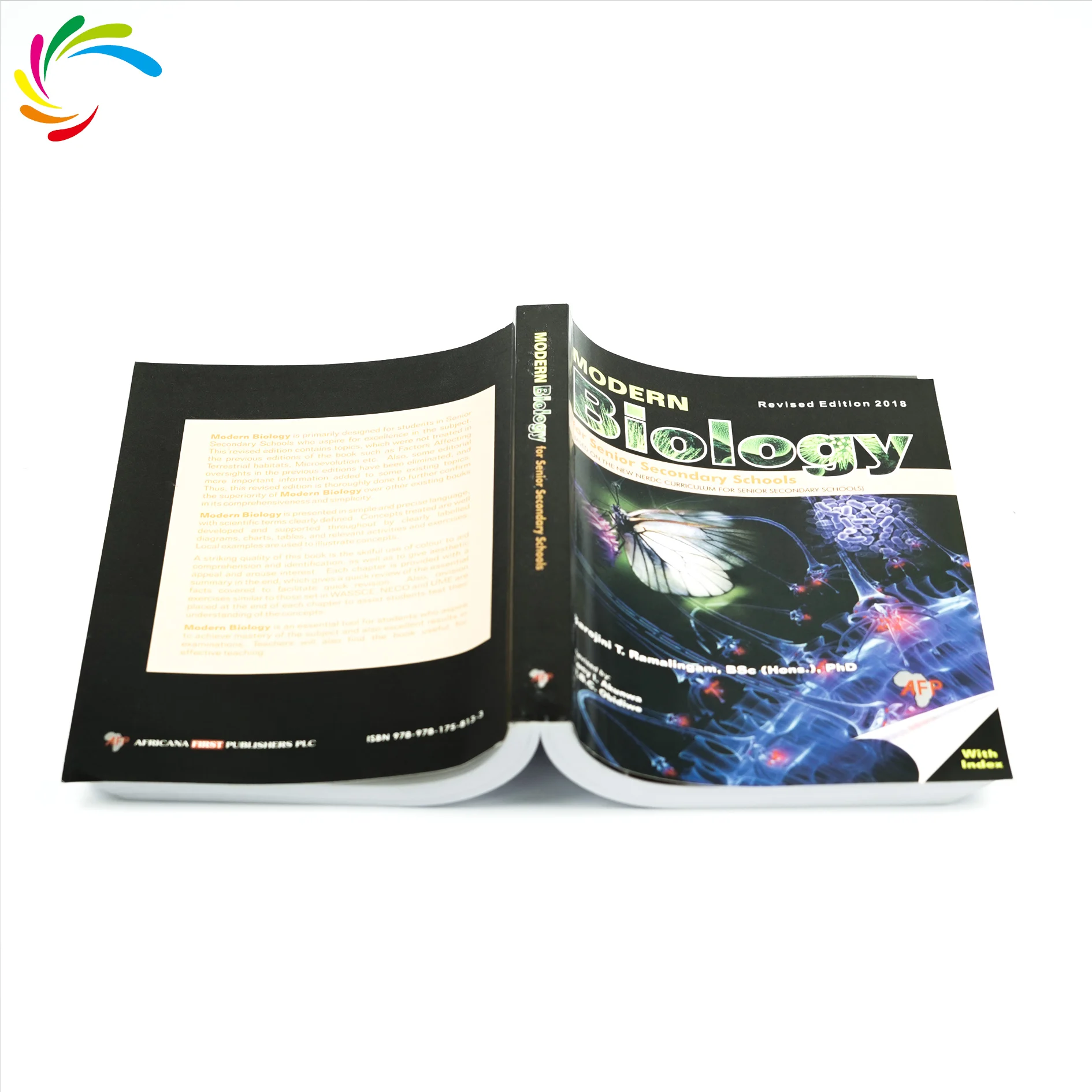Factory cheap custom full color African English textbooks  junior high school   biology  book  education popular sales book.