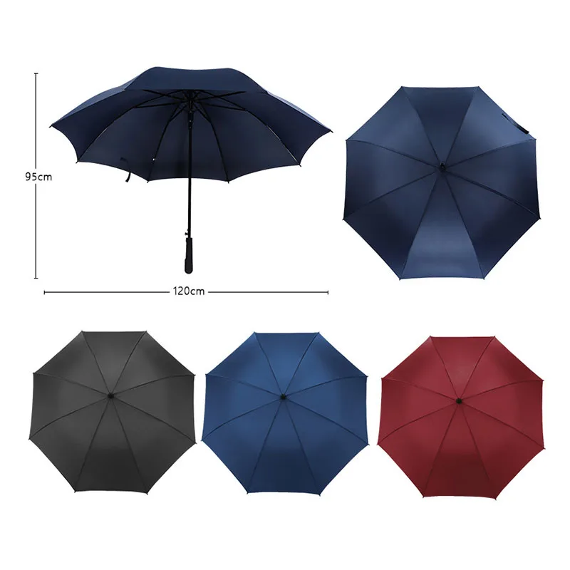 Wholesale Cheapest Automatic open hotel big Umbrellas windproof straight umbrella with Logo for Gift
