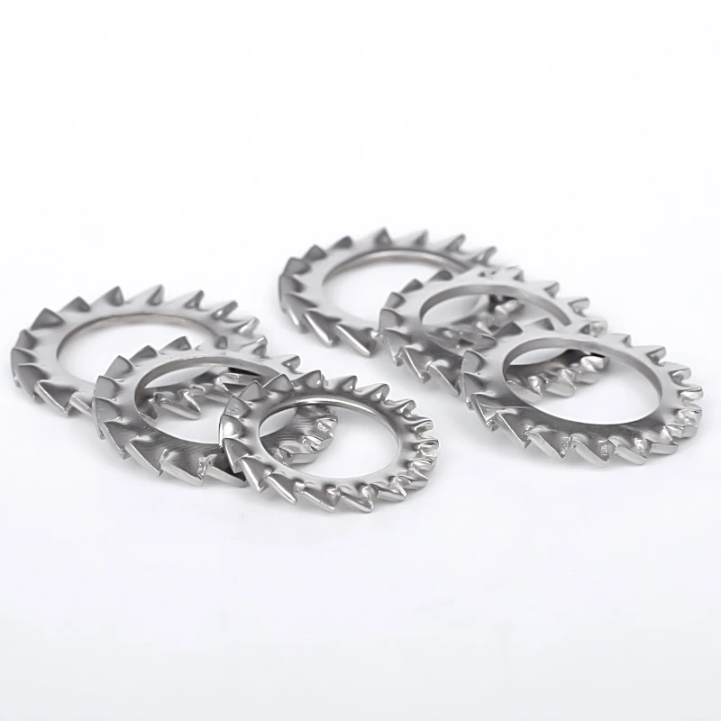Factory Price Lock Washers External Teeth  A2 A4 Stainless Steel Washer