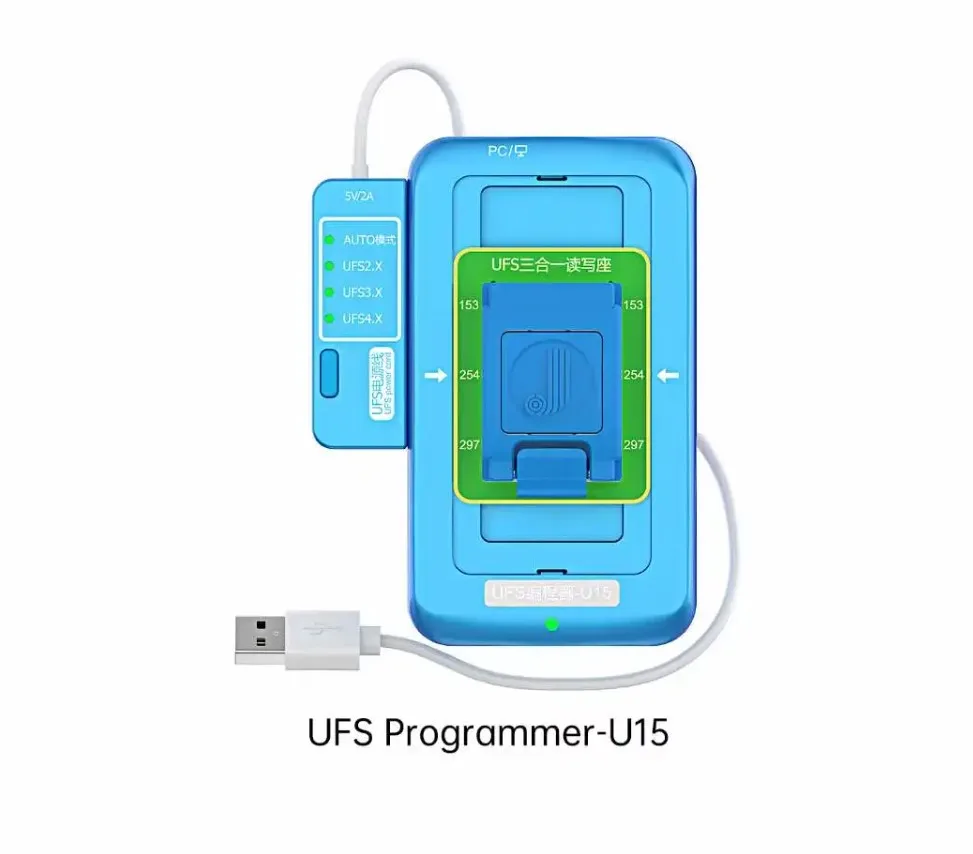 JCID JC UFS Programmer-U15 Kits For Android Automatic Adaptation UFS2.X 3.X 4.X Nand Flash Read Write Expansion Repair Tools Kit