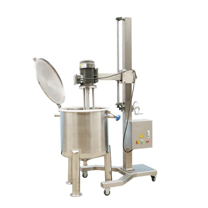 lab chemical high viscosity batch mixer high-speed dispersing machine